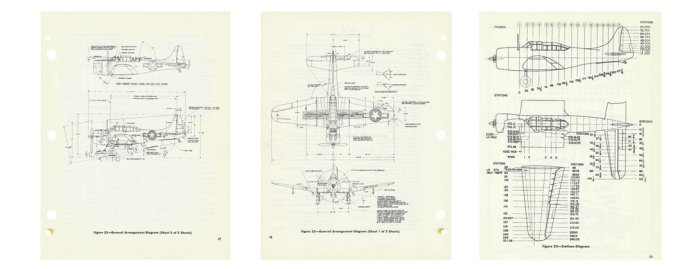 Figure 6-1 The SBD-6 drawings from the Douglas manual